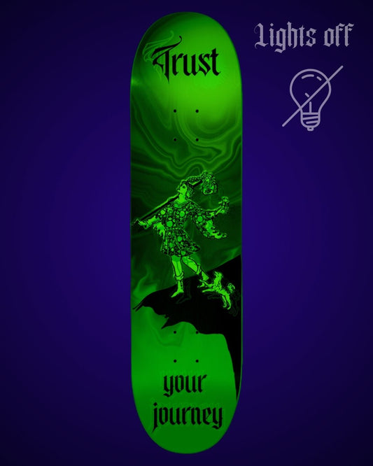 PUNK AND PRETTY ® “THE FOOL” GLOW IN THE DARK DECK