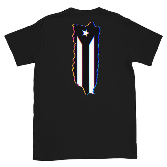 Puerto Rico Nunca Olvida Unisex T-Shirt Vertical