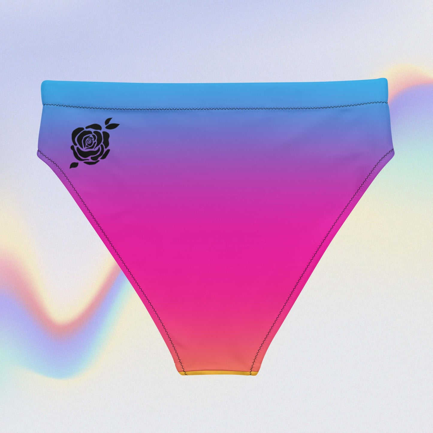 Punk and Pretty Recycled high-waisted bikini bottom