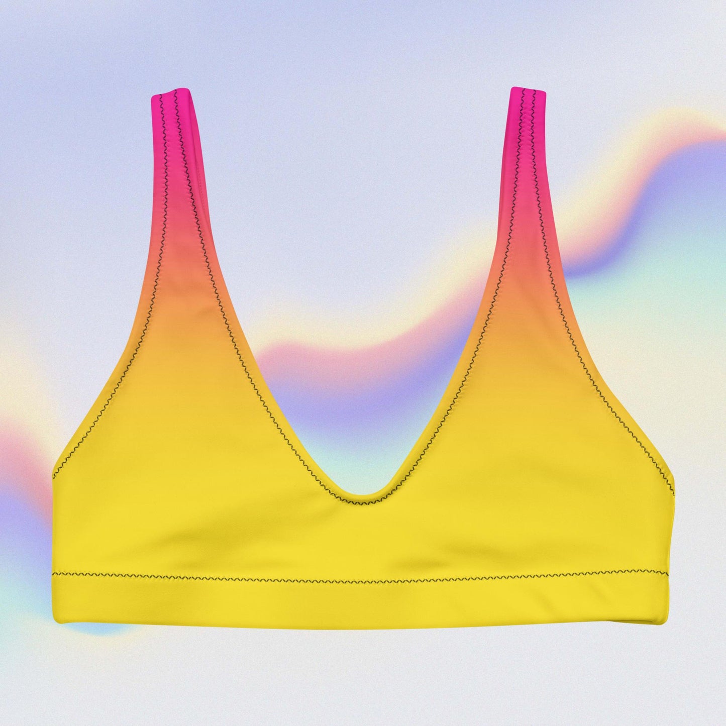 Punk and Pretty Recycled padded bikini top