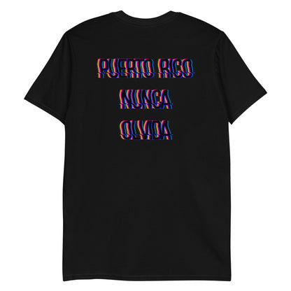 Puerto Rico Nunca Olvida Unisex T-Shirt Horizontal