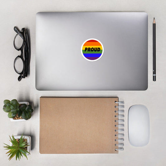 PROUD - RAINBOW Bubble-free sticker