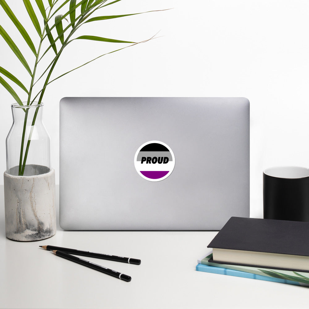 PROUD - ASEXUAL Bubble-free sticker